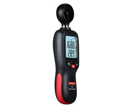 Анемометр Wintact цифровой крыльчатый 0,3-30м/с, -10-45°C (WT82), изображение 2 Анемометр Wintact цифровой крыльчатый 0,3-30м/с, -10-45°C (WT82), изображение 2