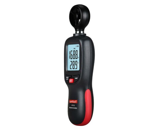 Анемометр Wintact цифровой крыльчатый 0,3-30м/с, -10-45°C (WT82), изображение 3 Анемометр Wintact цифровой крыльчатый 0,3-30м/с, -10-45°C (WT82), изображение 3