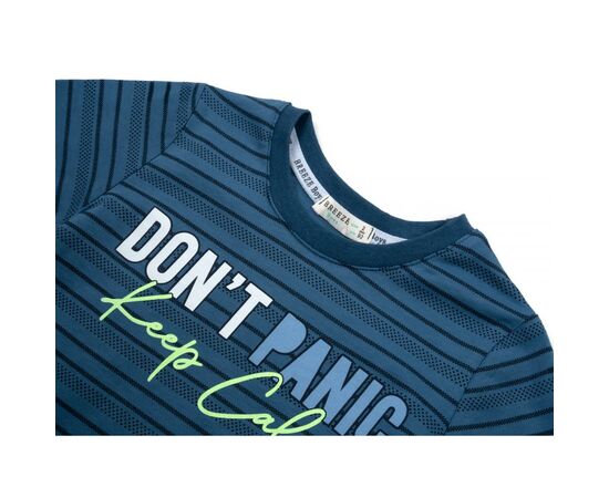 Футболка детская Breeze "DON’T PANIC" (15688-116B-blue), изображение 3 Футболка детская Breeze "DON’T PANIC" (15688-116B-blue), изображение 3