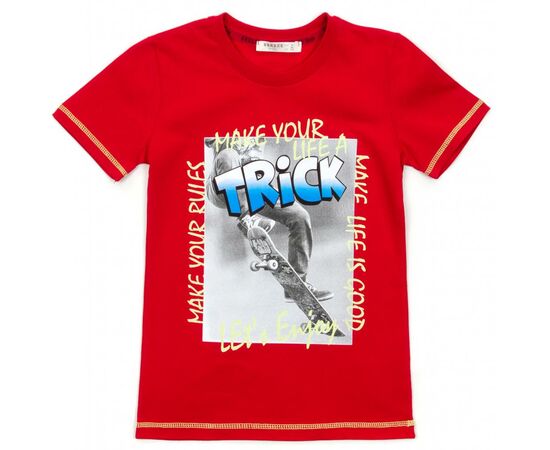 Футболка дитяча Breeze "TRICK" (15692-122B-red)