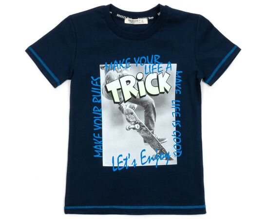 Футболка детская Breeze "TRICK" (15692-140B-blue)