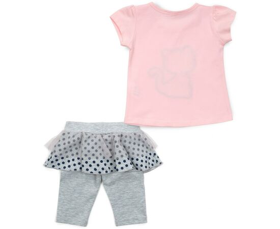 Футболка дитяча Breeze з котиком і капрі (13390-86G-pink), зображення 2 Футболка дитяча Breeze з котиком і капрі (13390-86G-pink), зображення 2