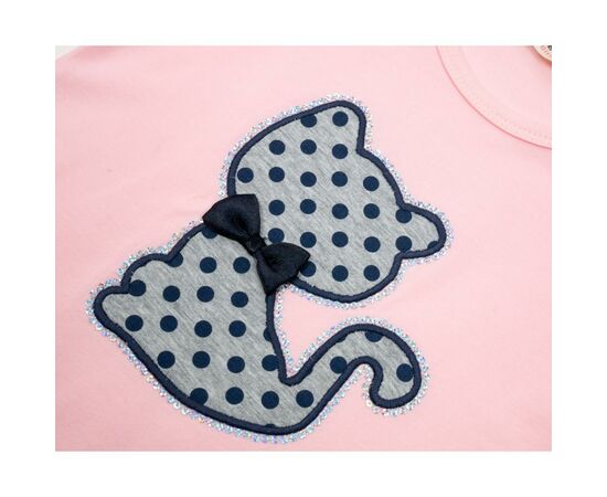 Футболка детская Breeze с котиком и капри (13390-92G-pink), изображение 5