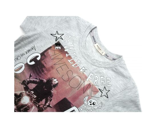 Футболка детская Breeze с шортами (15397-140B-gray), изображение 5