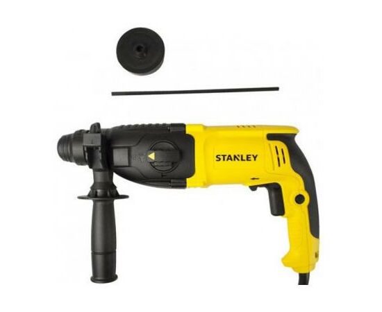 Перфоратор Stanley SDS-Plus, 800 Вт, 3.4Дж, 0-1150об/мин. (SHR263K), изображение 2 Перфоратор Stanley SDS-Plus, 800 Вт, 3.4Дж, 0-1150об/мин. (SHR263K), изображение 2