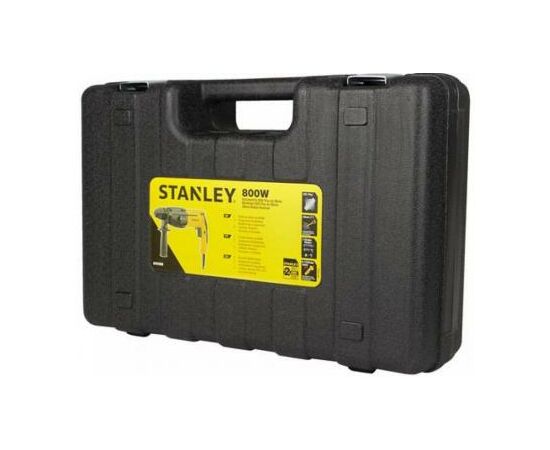 Перфоратор Stanley SDS-Plus, 800 Вт, 3.4Дж, 0-1150об/мин. (SHR263K), изображение 6 Перфоратор Stanley SDS-Plus, 800 Вт, 3.4Дж, 0-1150об/мин. (SHR263K), изображение 6