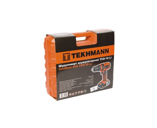 Шуруповерт Tekhmann TCD-18 Li (843866), изображение 7 Шуруповерт Tekhmann TCD-18 Li (843866), изображение 7