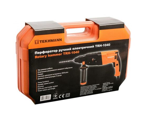 Перфоратор Tekhmann TRH-1040 (845233), изображение 8 Перфоратор Tekhmann TRH-1040 (845233), изображение 8