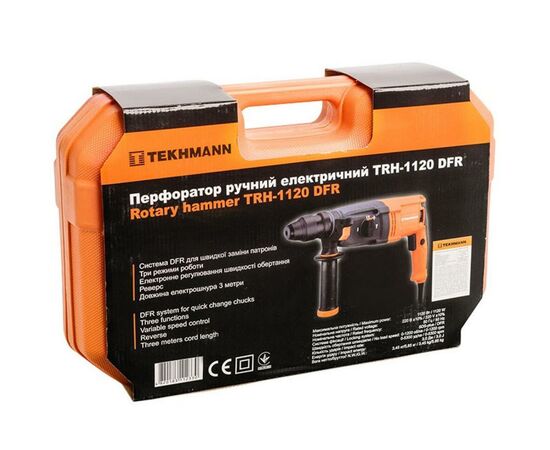 Перфоратор Tekhmann TRH-1120 DFR (845235), изображение 10 Перфоратор Tekhmann TRH-1120 DFR (845235), изображение 10