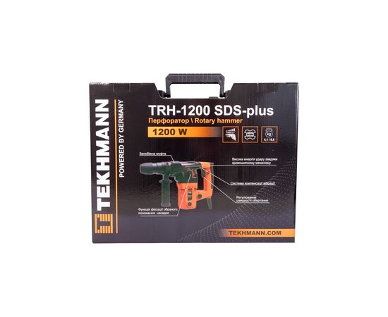 Перфоратор Tekhmann TRH-1200 SDS-plus (848644), изображение 7 Перфоратор Tekhmann TRH-1200 SDS-plus (848644), изображение 7