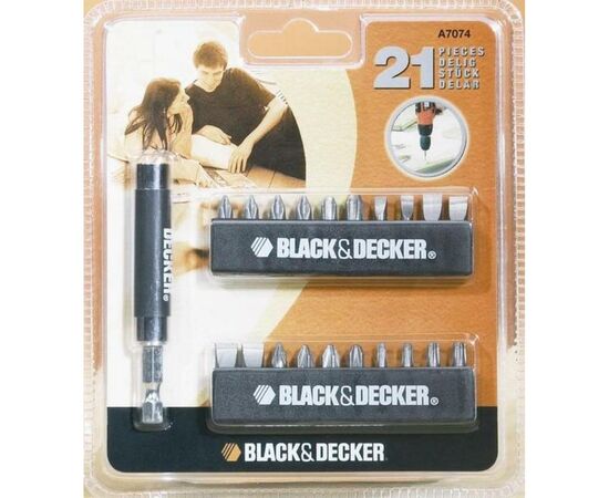 Набір біт Black&Decker A7074-XJ 21 предм. (A7074)