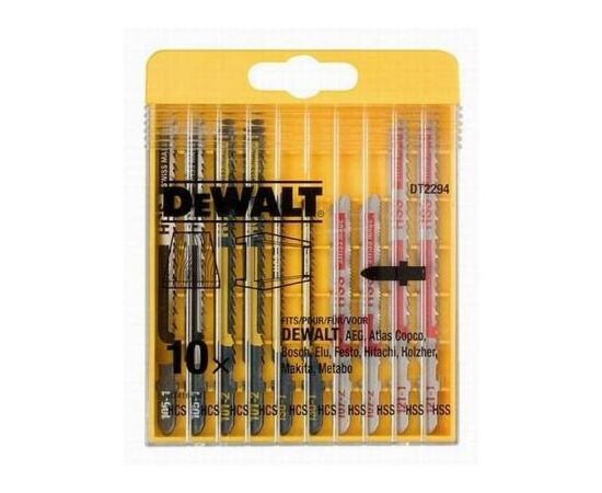 Полотно DeWALT DT2294, по металлу, дереву, 10шт. (DT2294)