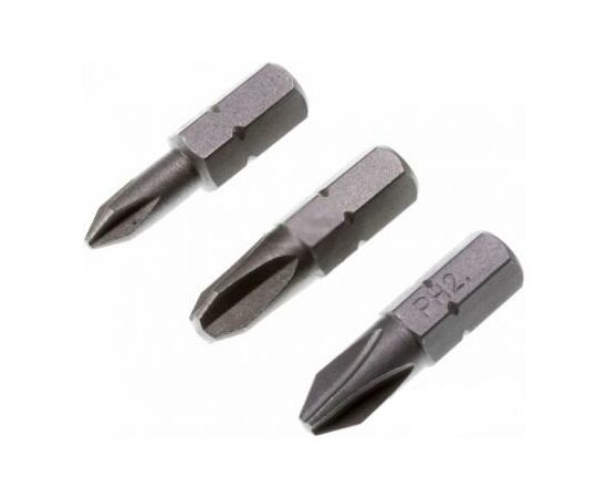 Набор бит Stanley Ph1, Ph2, Ph3, 25мм, 3шт. (STA61023)