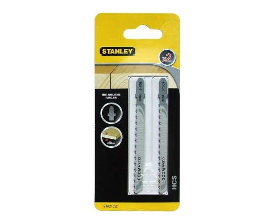 Полотно Stanley по дереву, 100x72,5мм, рез 30мм, Т, 2шт. (STA21052)