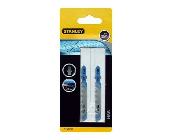 Полотно Stanley по металлу, 76x48мм, рез 6мм, Т, 2шт. (STA22022)