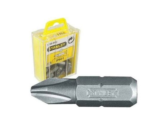 Набор бит Stanley Ph1, 25мм, 25шт. (1-68-942), изображение 2 Набор бит Stanley Ph1, 25мм, 25шт. (1-68-942), изображение 2