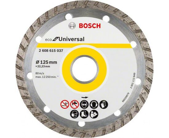 Круг відрізний Bosch ECO Universal Turbo 125-22.23 (2.608.615.037)