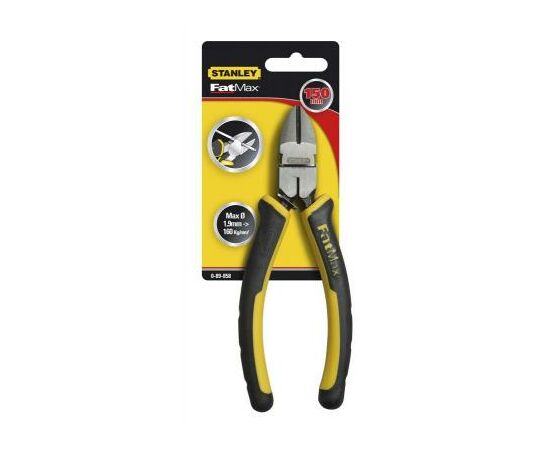 Кусачки Stanley FatMax, диагональные, L=150мм (0-89-858), изображение 3 Кусачки Stanley FatMax, диагональные, L=150мм (0-89-858), изображение 3