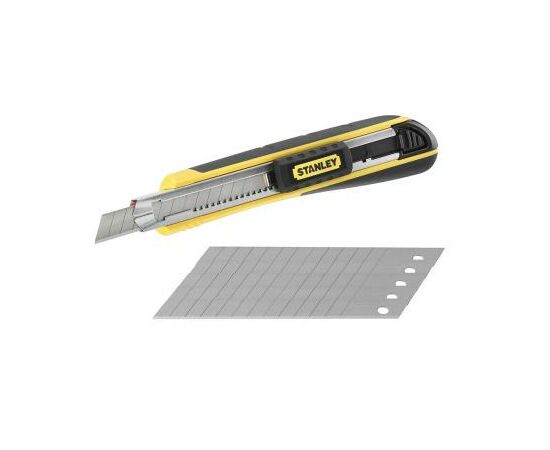 Нож монтажный Stanley "FatMax Cartridge", лезвие 9мм, длина ножа 138мм. (0-10-475), изображение 3 Нож монтажный Stanley "FatMax Cartridge", лезвие 9мм, длина ножа 138мм. (0-10-475), изображение 3