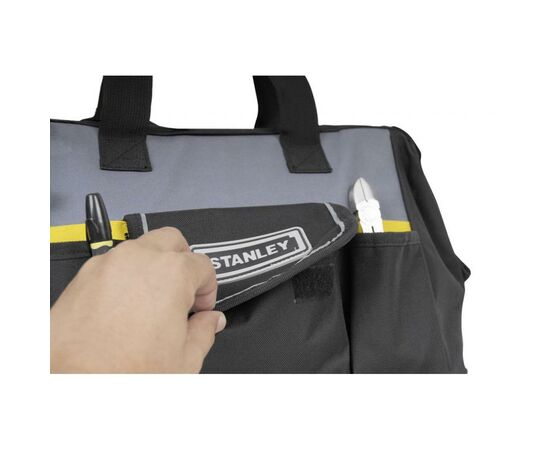 Сумка для инструмента Stanley Basic 16" (23,5x44,7x27.5см) (1-96-183), изображение 3 Сумка для инструмента Stanley Basic 16" (23,5x44,7x27.5см) (1-96-183), изображение 3