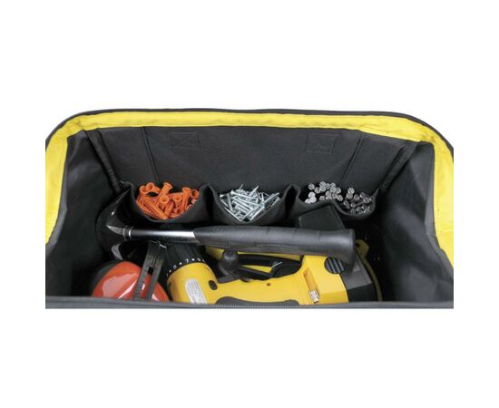Сумка для инструмента Stanley Basic 16" (23,5x44,7x27.5см) (1-96-183), изображение 5 Сумка для инструмента Stanley Basic 16" (23,5x44,7x27.5см) (1-96-183), изображение 5