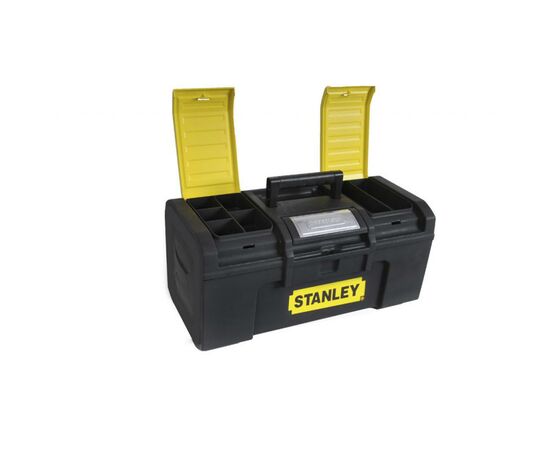 Ящик для инструментов Stanley Basic Toolbox 48,6x26,6x23,6 (1-79-217), изображение 2 Ящик для инструментов Stanley Basic Toolbox 48,6x26,6x23,6 (1-79-217), изображение 2