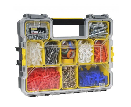 Ящик для инструментов Stanley органайзер 44,6x11,6x35,7 (1-97-521), изображение 2 Ящик для инструментов Stanley органайзер 44,6x11,6x35,7 (1-97-521), изображение 2