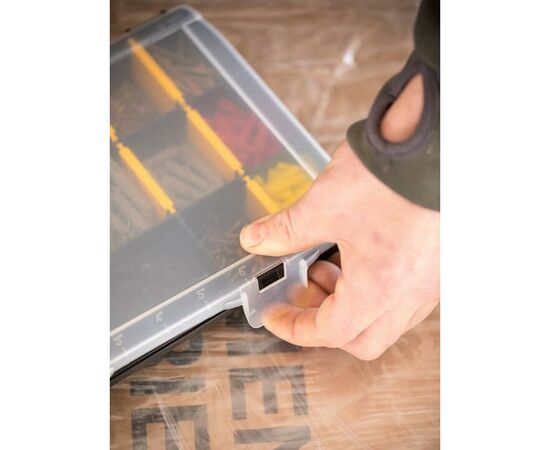 Ящик для инструментов Stanley касетница 21 х 11,5 х 3,5 см 17 отсеков (STST81680-1), изображение 3 Ящик для инструментов Stanley касетница 21 х 11,5 х 3,5 см 17 отсеков (STST81680-1), изображение 3