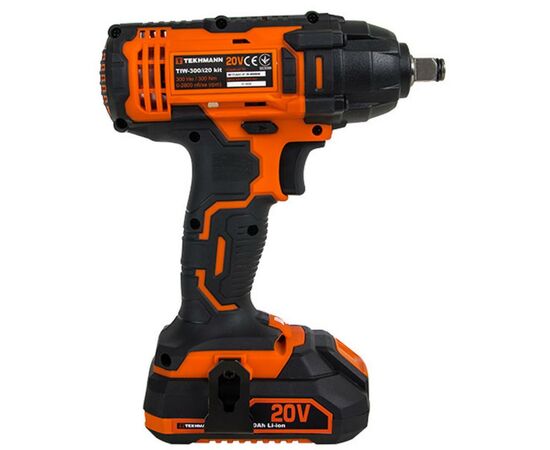 Гайковерт Tekhmann ударный аккумуляторный TIW-300/i20 kit (848398), изображение 3 Гайковерт Tekhmann ударный аккумуляторный TIW-300/i20 kit (848398), изображение 3