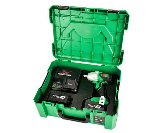 Гайковерт Toptul акумуляторный ударний 1/2" (KPA-1639E), зображення 2 Гайковерт Toptul акумуляторный ударний 1/2" (KPA-1639E), зображення 2