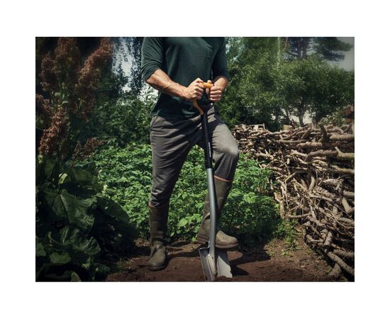 Лопата Fiskars штиковая Xact L (1003683), изображение 5 Лопата Fiskars штиковая Xact L (1003683), изображение 5