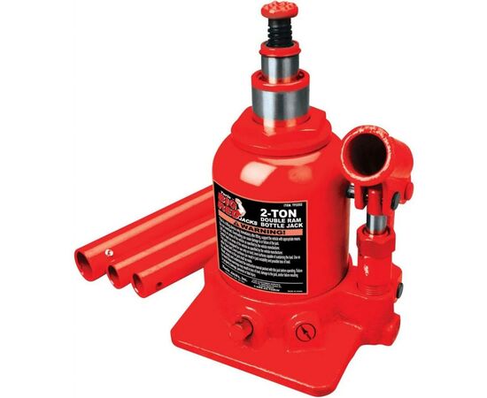 Домкрат Torin гідравлічний двуштоковий 2т 150-370 мм низькопрофільний (TF0202), зображення 2 Домкрат Torin гідравлічний двуштоковий 2т 150-370 мм низькопрофільний (TF0202), зображення 2