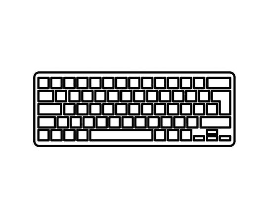 Клавіатура ноутбука Apple Macbook Air 13.3" A1369/A1466 черная без рамки RU (A43655)