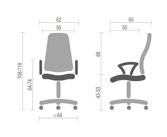 Офисное кресло Аклас Гилмор FX CH TILT Оранжевое (11032), изображение 6 Офисное кресло Аклас Гилмор FX CH TILT Оранжевое (11032), изображение 6