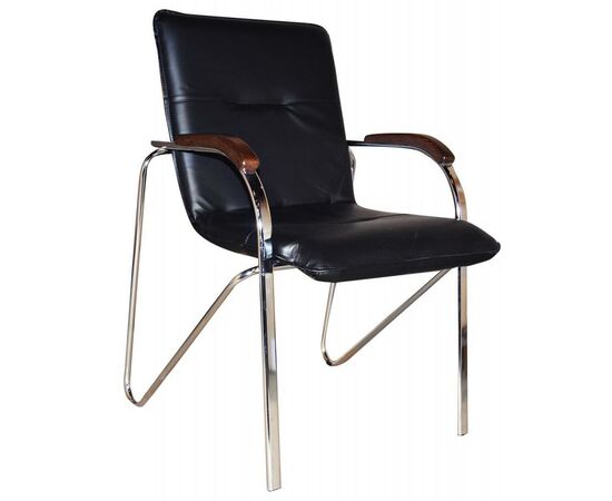 Офісний стілець Примтекс плюс Samba chrome wood 1.031 CZ-3 Black (Samba chrome wood 1.031 CZ-3)