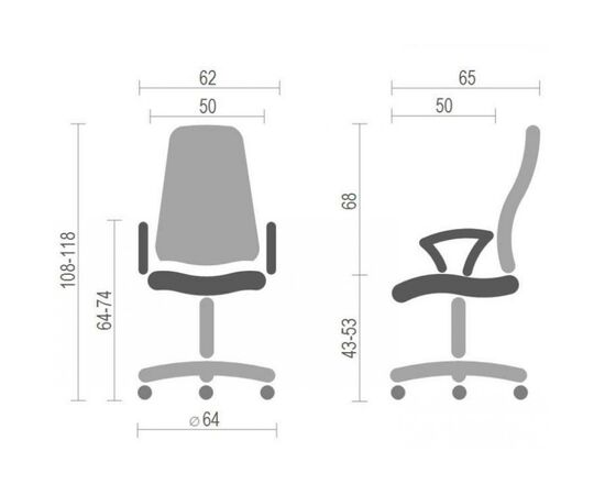 Офисное кресло Аклас Гилмор FX CH TILT Бежевое (11874), изображение 6 Офисное кресло Аклас Гилмор FX CH TILT Бежевое (11874), изображение 6