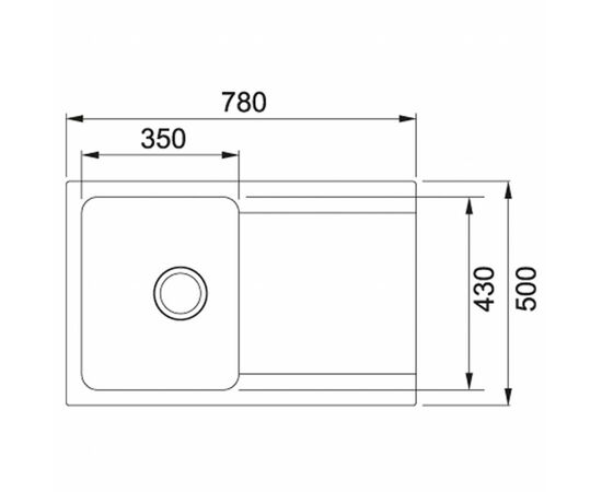 Мойка кухонная Franke Orion Tectonite OID 611-78 (114.0498.032), изображение 2 Мойка кухонная Franke Orion Tectonite OID 611-78 (114.0498.032), изображение 2