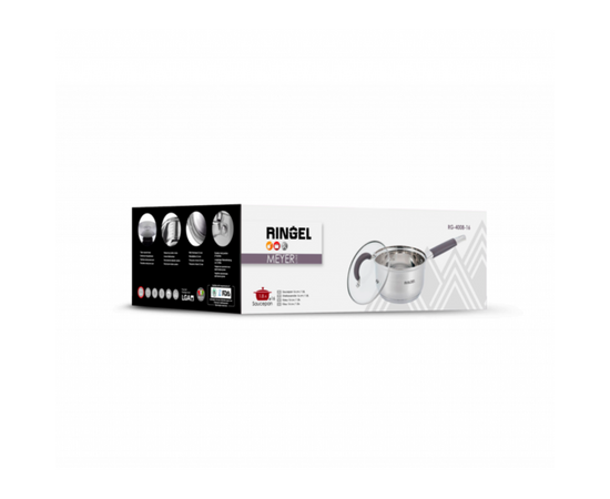 Ковш Ringel Meyer с крышкой 1.6 л (RG-4008-16), изображение 5 Ковш Ringel Meyer с крышкой 1.6 л (RG-4008-16), изображение 5