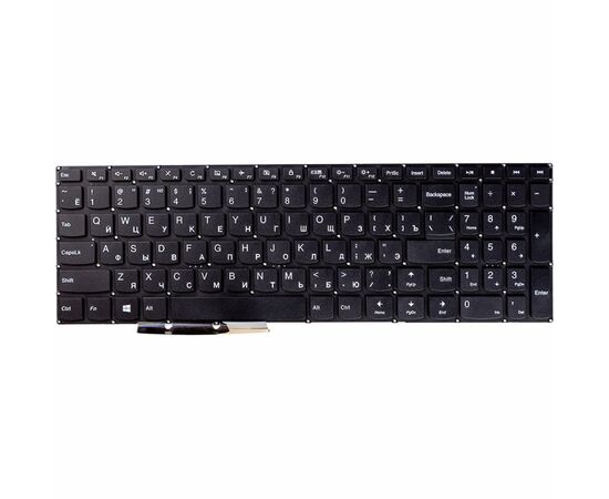 Клавиатура ноутбука Lenovo Ideapad 310-15ABR/15IAP/15ISK черн (KB310763)