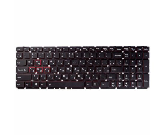 Клавиатура ноутбука Lenovo Ideapad Y700/Y700-15ISK черн/подсв (KB310764)