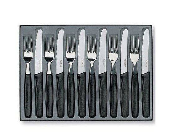 Набір столових приборів Victorinox Standart 12 предметів Black (5.1333.12)
