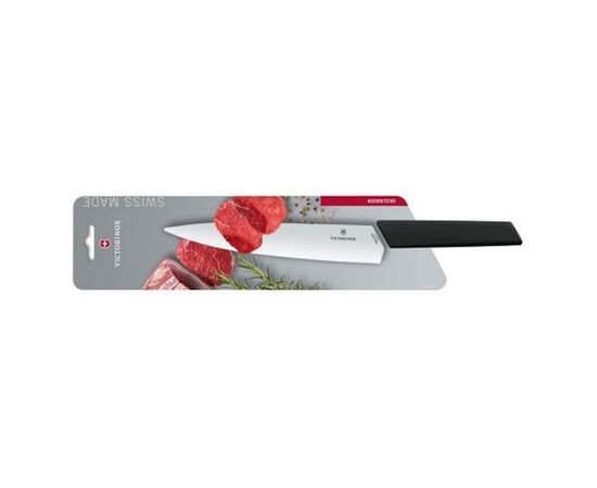 Кухонный нож Victorinox Swiss Modern 22 см Black (6.9013.22B), изображение 5 Кухонный нож Victorinox Swiss Modern 22 см Black (6.9013.22B), изображение 5