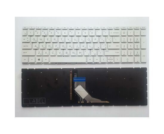 Клавиатура ноутбука HP Pavilion SleekBook 15-DA 250 G7, 255 G7 Series белая с подсв (A46146)