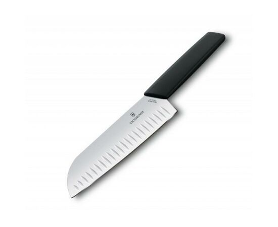 Кухонный нож Victorinox Swiss Modern 17 см Black (6.9053.17KB), изображение 3 Кухонный нож Victorinox Swiss Modern 17 см Black (6.9053.17KB), изображение 3