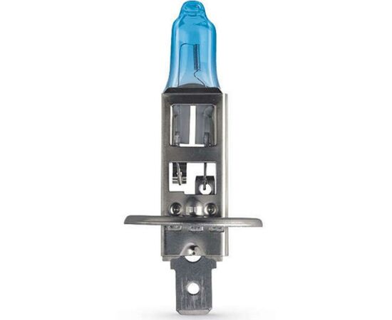 Автолампа Philips H1 WhiteVision Ultra +60%, 3700K, 2шт/блістер (12258WVUSM), зображення 2 Автолампа Philips H1 WhiteVision Ultra +60%, 3700K, 2шт/блістер (12258WVUSM), зображення 2