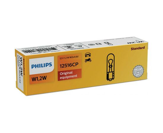 Автолампа Philips 1.2W (12516 CP)
