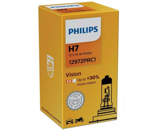Автолампа Philips галогенова 55W (12972 PR C1)