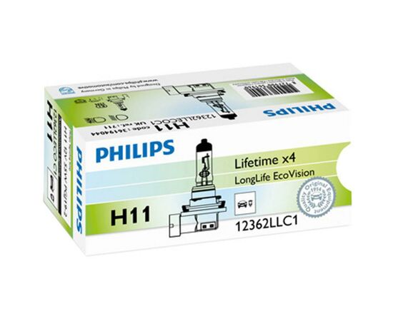Автолампа Philips галогенова 55W (12362 LLECO C1)