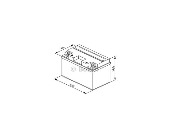 Аккумулятор автомобильный Bosch 11A (0 092 M60 160), изображение 5 Аккумулятор автомобильный Bosch 11A (0 092 M60 160), изображение 5
