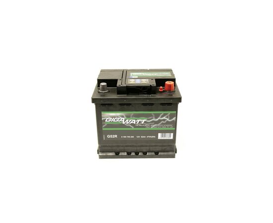 Аккумулятор автомобильный GigaWatt 52А (0185755200)